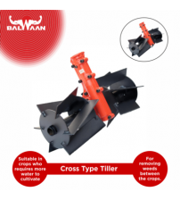 Balwaan Tiller Attachment 26mm Cross Type - Heavy (Black)